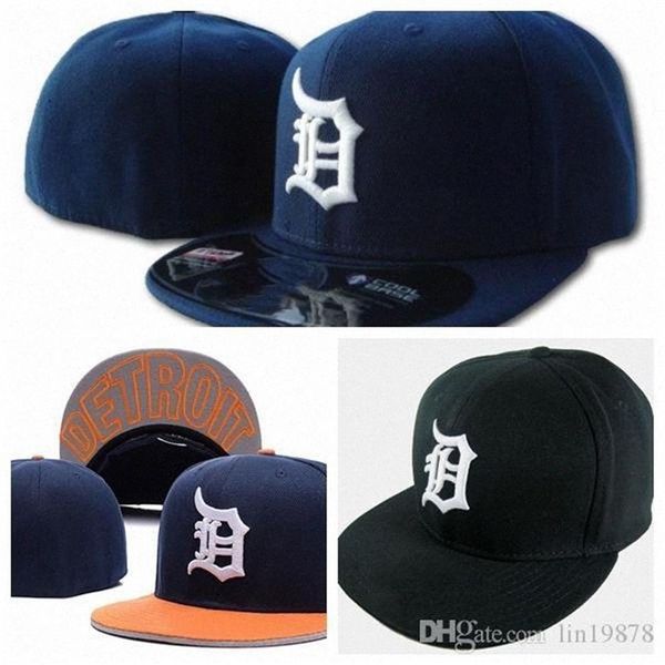 whole brand tigers b letter baseball caps hip hop sports bone chapeu de sol swag men women fitted hats 90w0#266i, Blue;gray